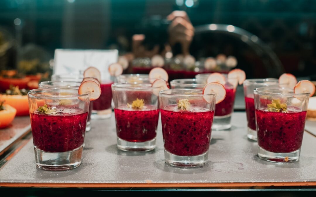 plate of party shots